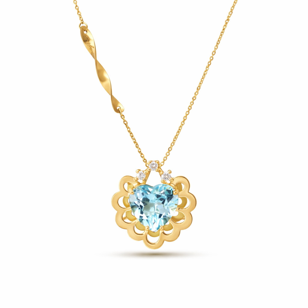 DENTELLE HEART TOPAZ