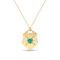SHIELD HEART EMERALD