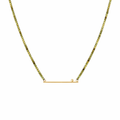 LINE BEADS DIAMOND CHOCKER