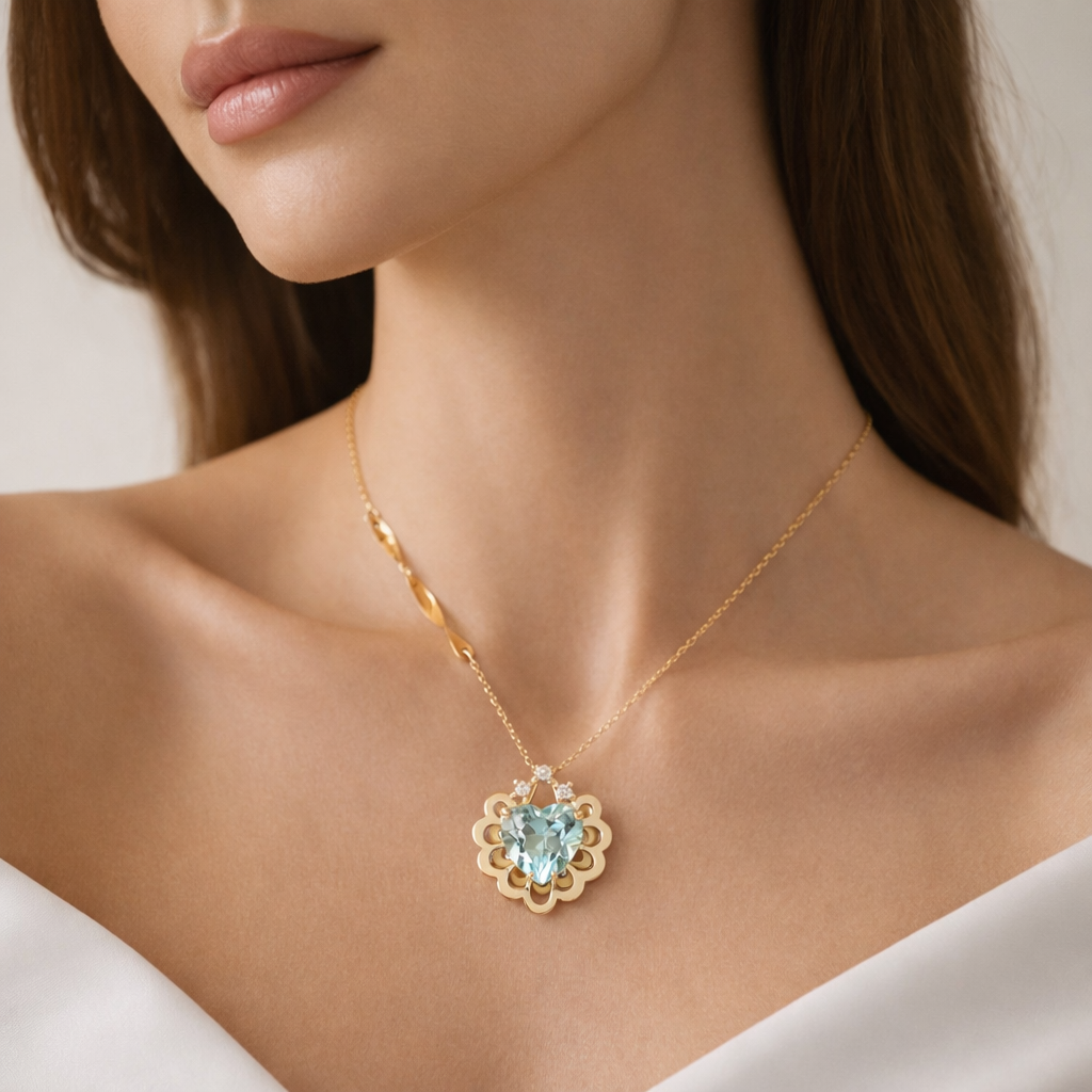 DENTELLE HEART TOPAZ