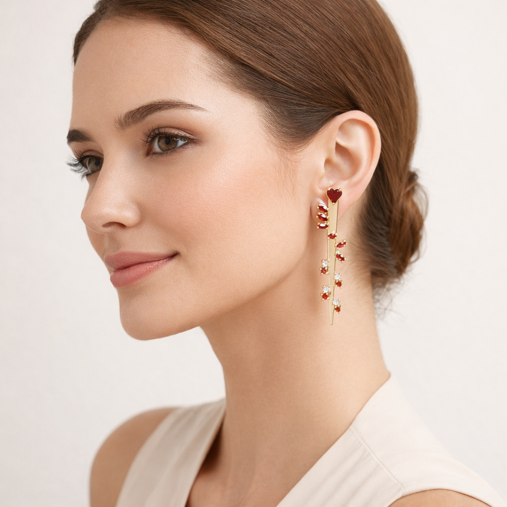 BLEEDING HEART EARING