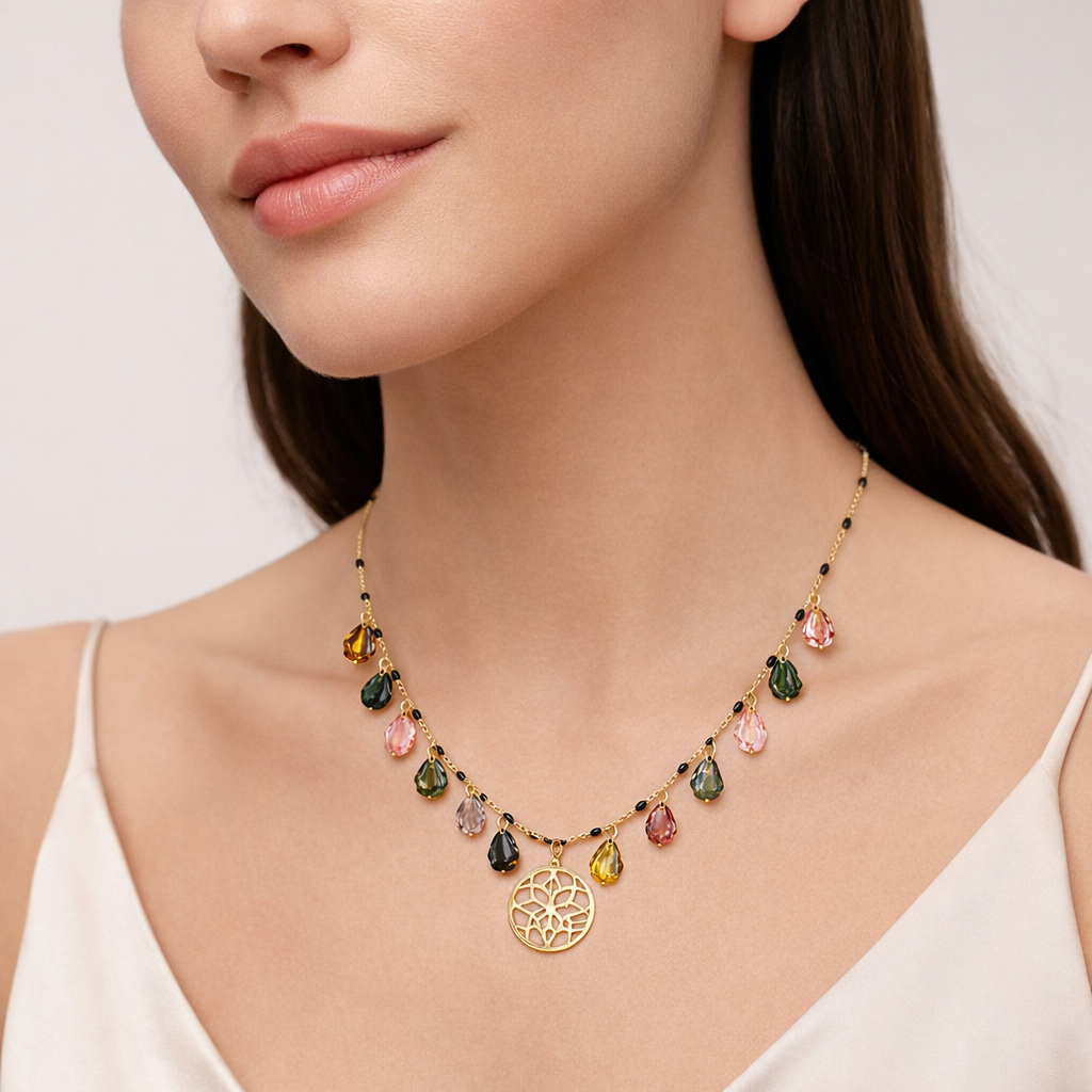 EMAILLE TOURMALINE LOGO DIAMOND